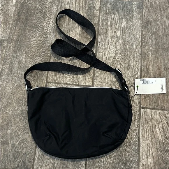 Kipling Anila Crossbody Shoulder Bag - Black Shine - Picture 9 of 12